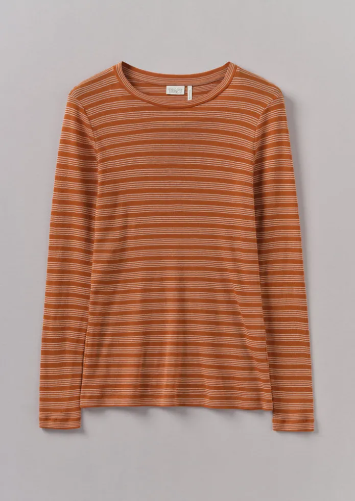 Agnes Stripe Wool Lyocell Tee