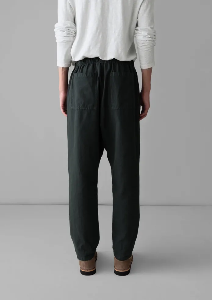 Alfie Garment Dyed Herringbone Trousers