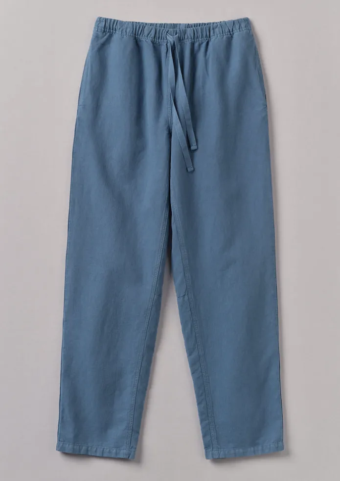 Alfie Garment Dyed Herringbone Trousers