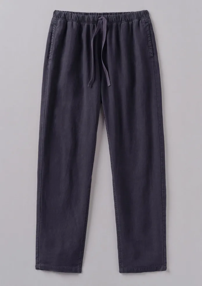 Alfie Garment Dyed Linen Trousers