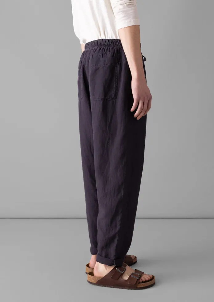 Alfie Garment Dyed Linen Trousers