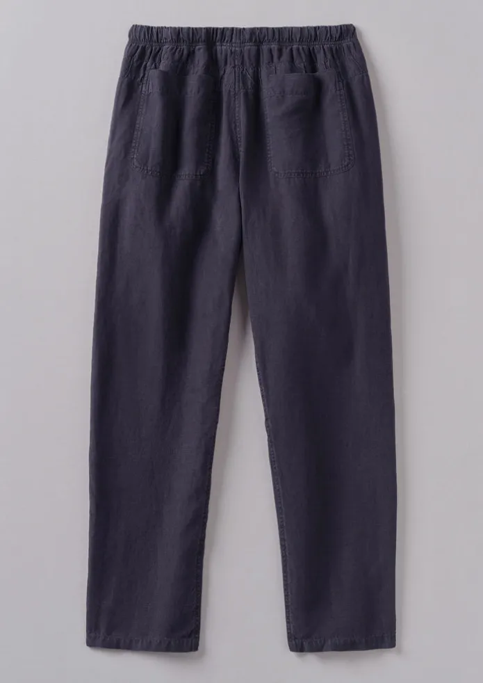 Alfie Garment Dyed Linen Trousers