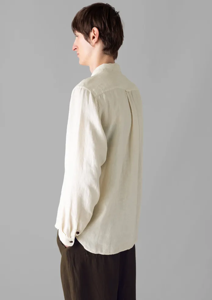 Alfie Garment Dyed Linen Trousers