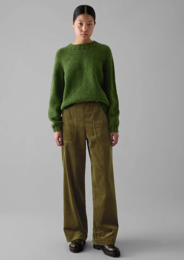 Annie Organic Cord Full Length Trousers