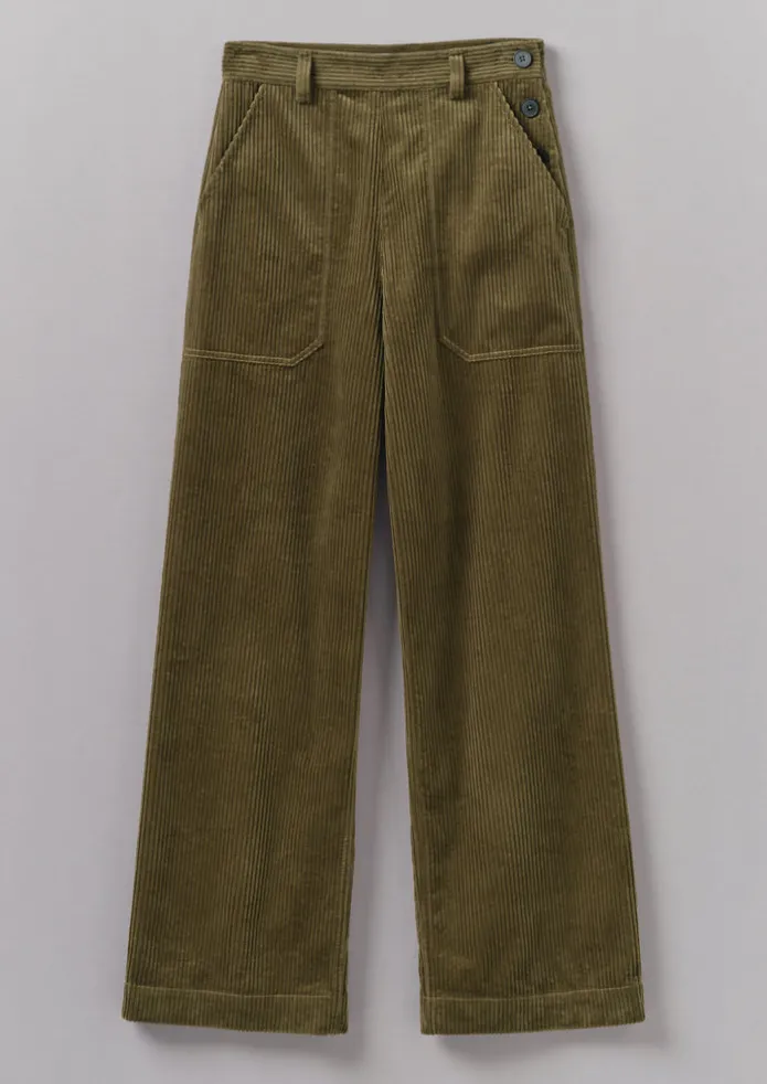 Annie Organic Cord Full Length Trousers