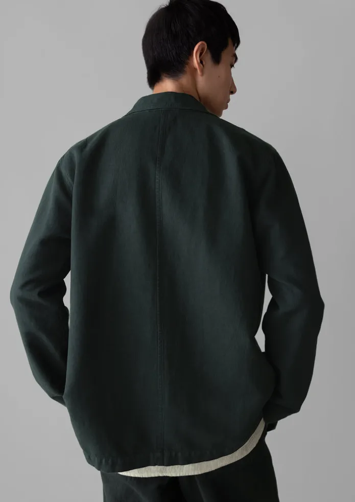 Arlo Garment Dyed Herringbone Jacket