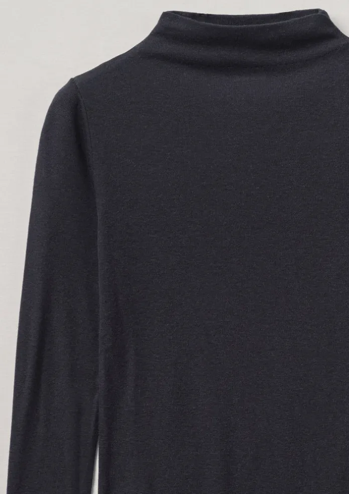 Aster Wool Lyocell High Neck Tee