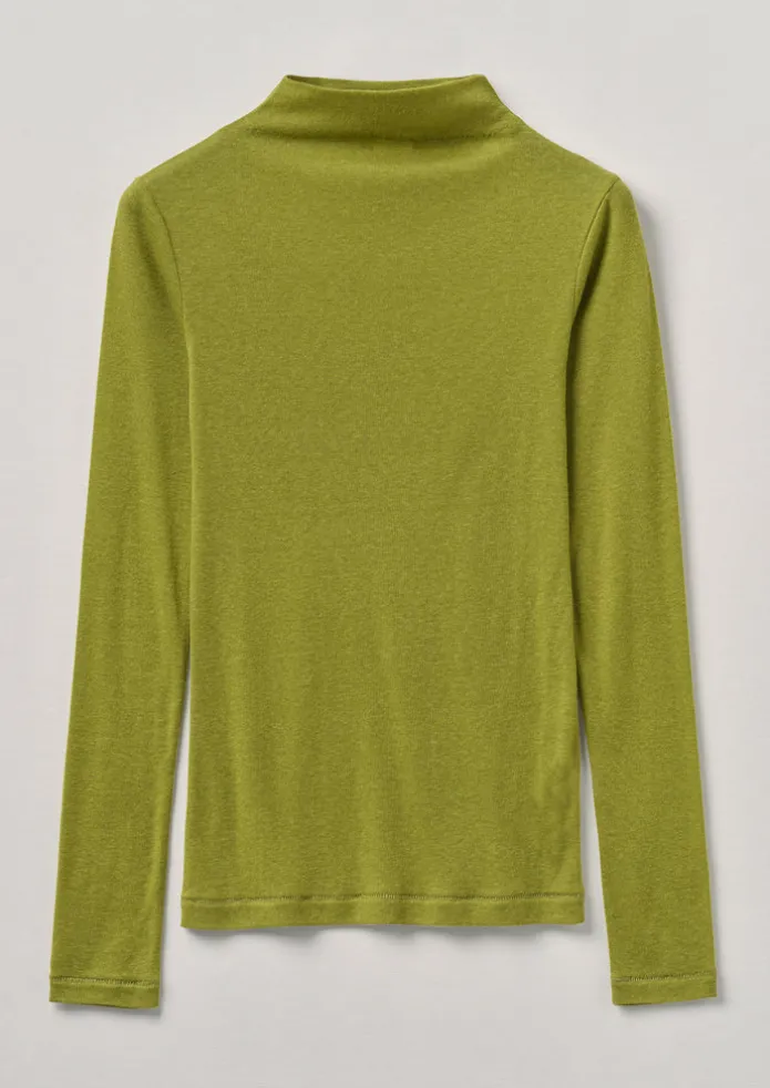 Aster Wool Lyocell High Neck Tee