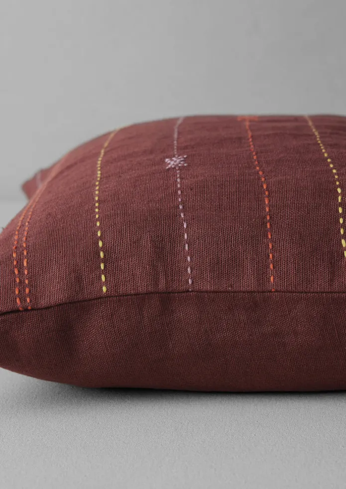 Basri Hand Embroidered Cushion Cover
