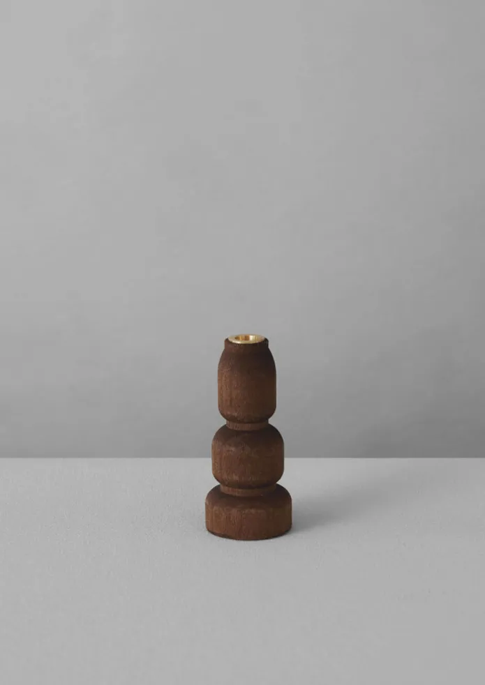 Beechwood Slim Dinner Candle Holder Set