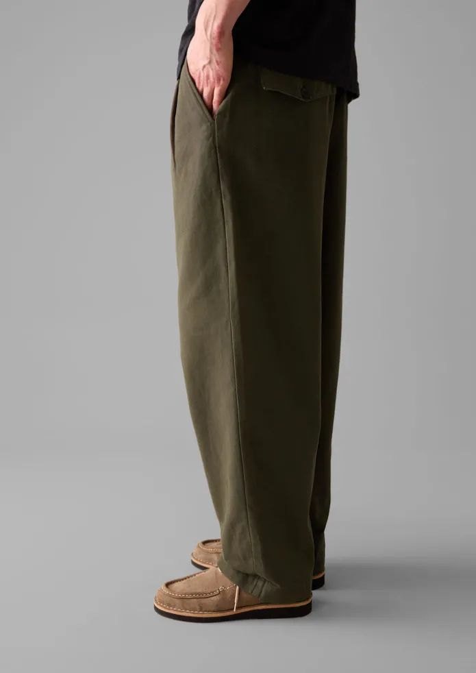 Bill Cotton Wide Leg Trousers