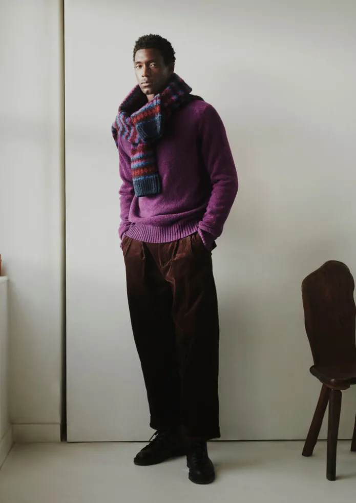 Bill Organic Cord Wide Leg Trousers