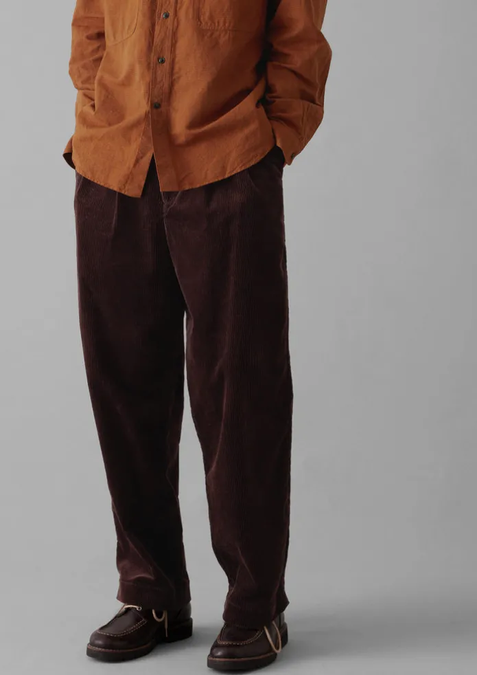 Bill Organic Cord Wide Leg Trousers
