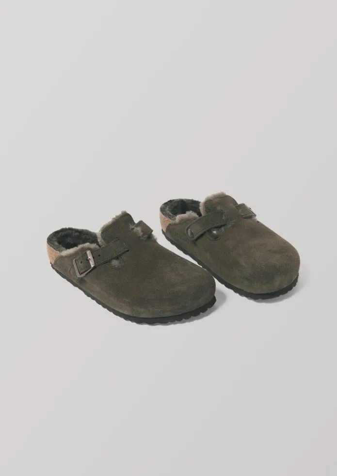Birkenstock Boston Sheepskin Slippers