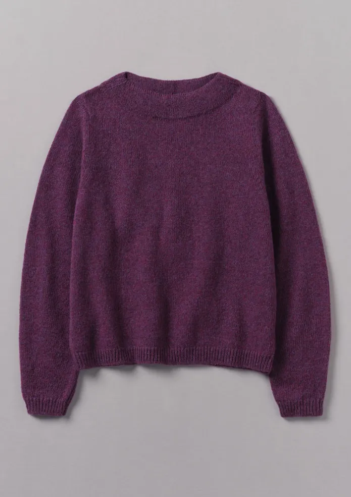 Boat Neck Wool Sweater