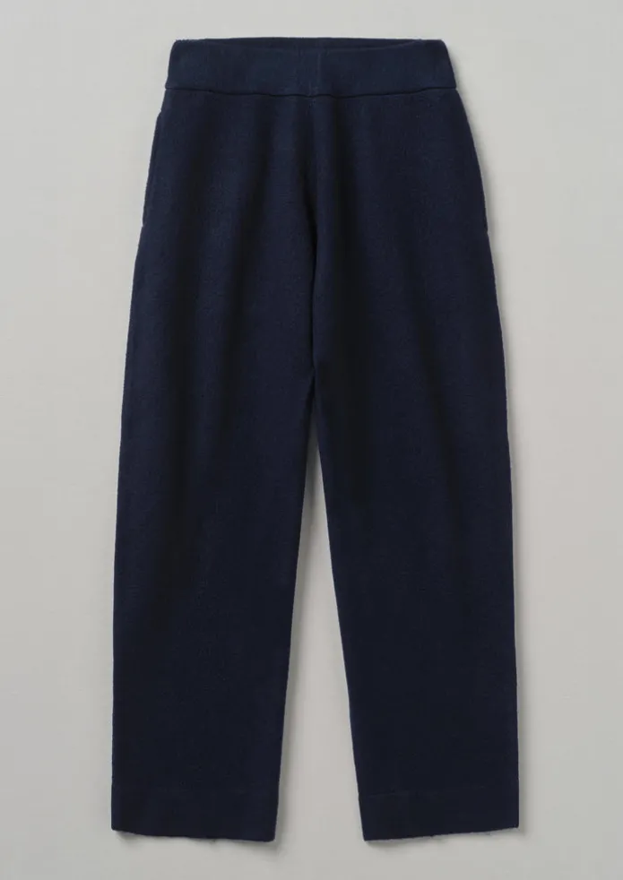 Boiled Wool Pull On Trousers