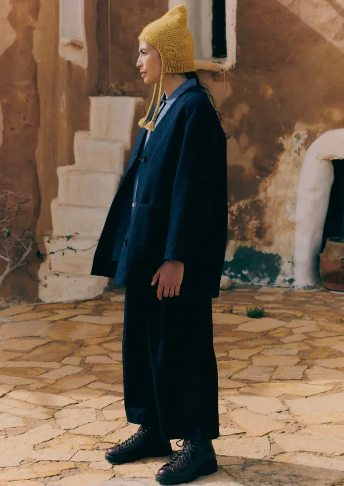Boiled Wool Short Coat