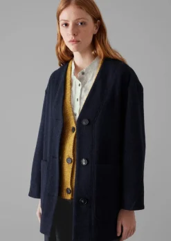 Boiled Wool Short Coat