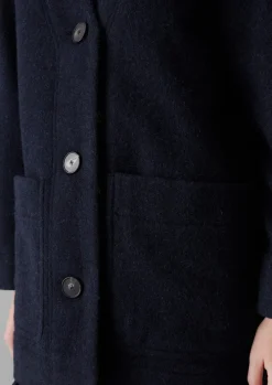 Boiled Wool Short Coat