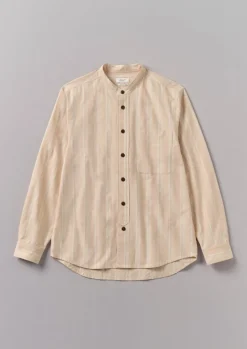 Bold Stripe Grandad Shirt