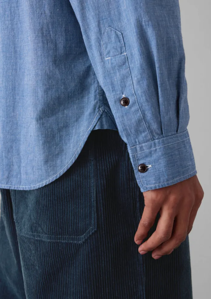Chambray Cotton Linen Shirt