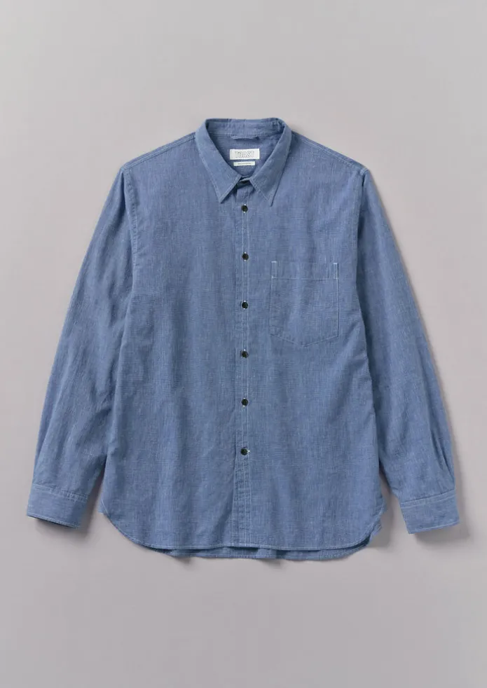 Chambray Cotton Linen Shirt
