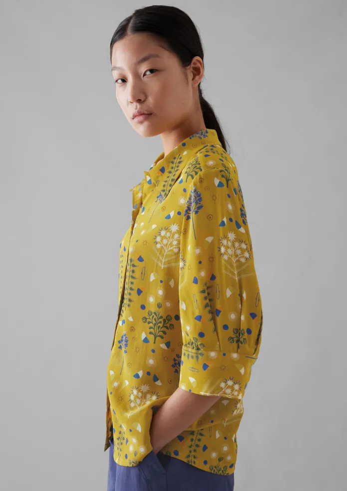 Collector Print Crepe Shirt