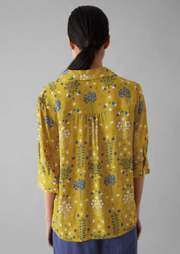 Collector Print Crepe Shirt