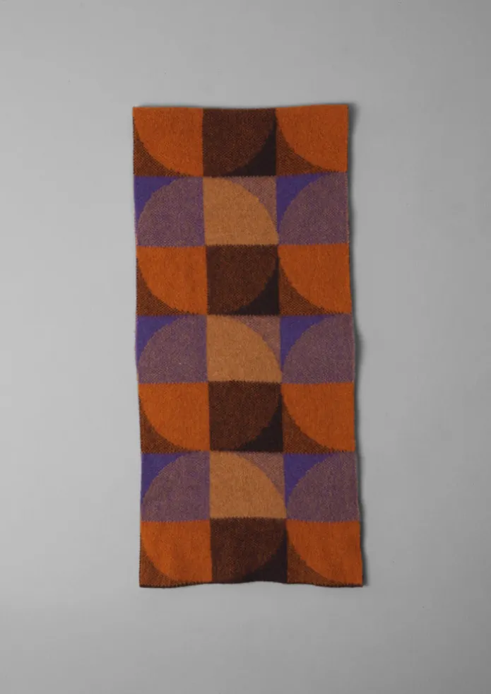 Colour Block Wool Scarf