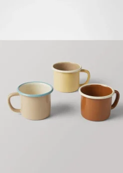 Contrast Rim Enamel Mug