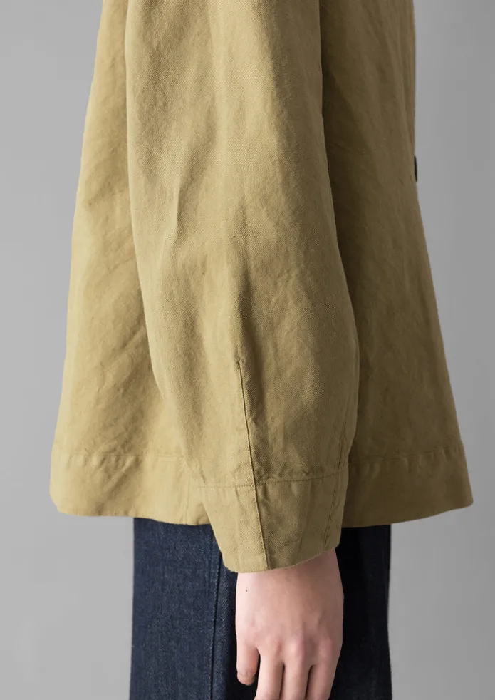 Cotton Linen Wrap Jacket