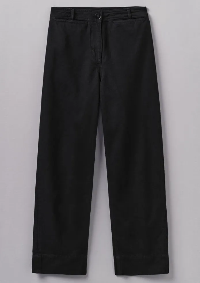 Denim Straight Leg Trousers