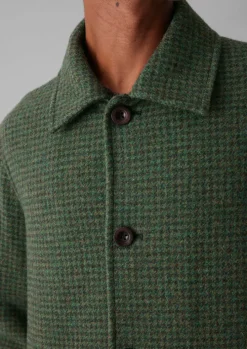 Dogtooth Wool Chore Jacket