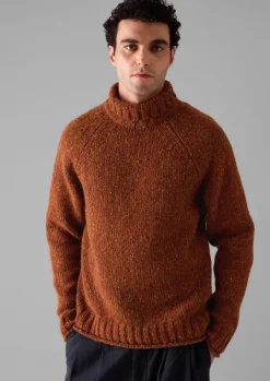 Donegal Roll Neck Sweater