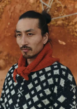 Donegal Wool Jacquard Sweater