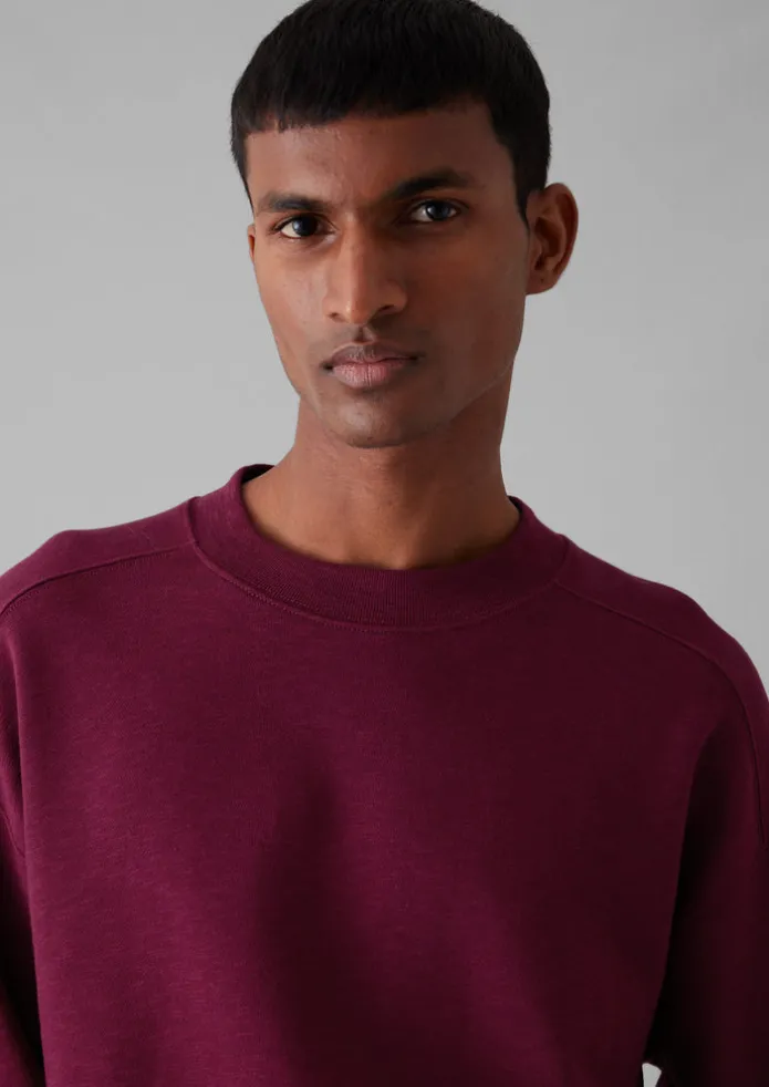 Dropped Shoulder Loopback Jersey Sweatshirt