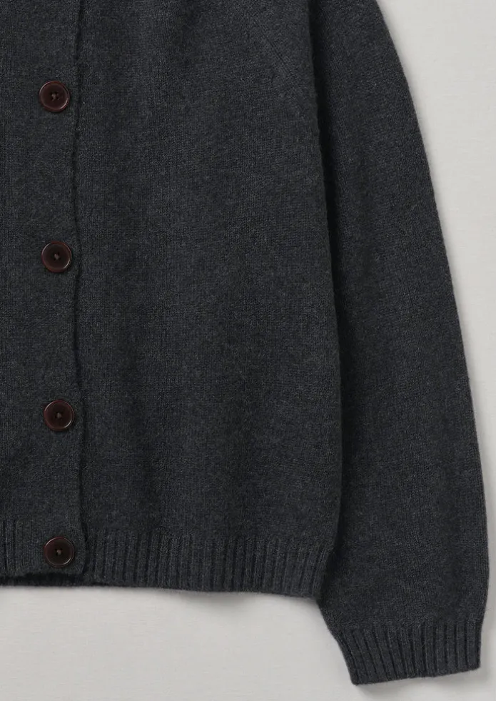 Eden Wool Cashmere Raglan Cardigan