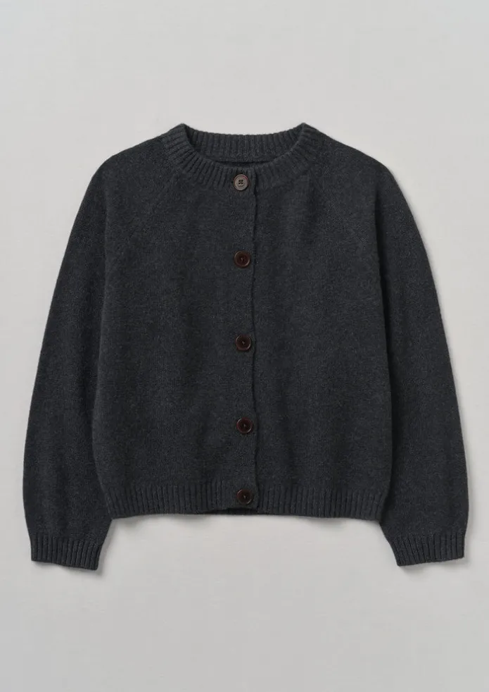 Eden Wool Cashmere Raglan Cardigan