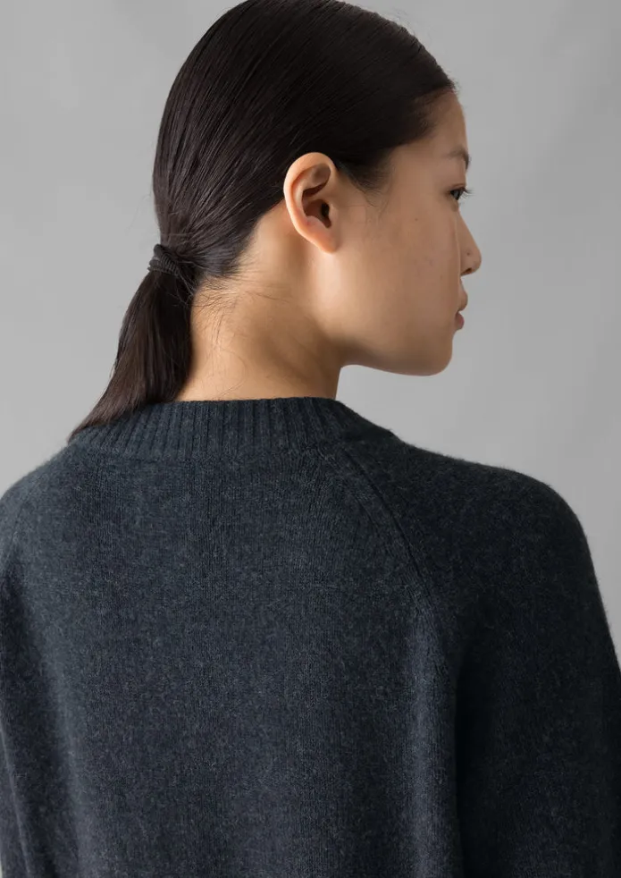 Eden Wool Cashmere Raglan Cardigan