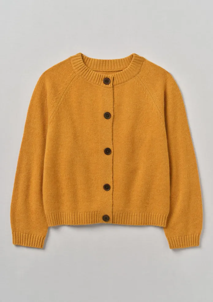 Eden Wool Cashmere Raglan Cardigan
