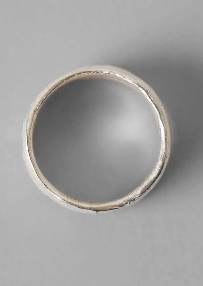 Emily Nixon Sculptural Rock Ring