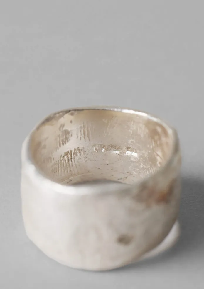 Emily Nixon Sculptural Rock Ring