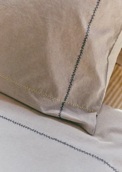Fine Stripe Organic Cotton Duvet Cover
