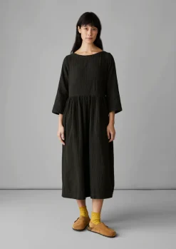 Freya Crinkle Organic Cotton Dress