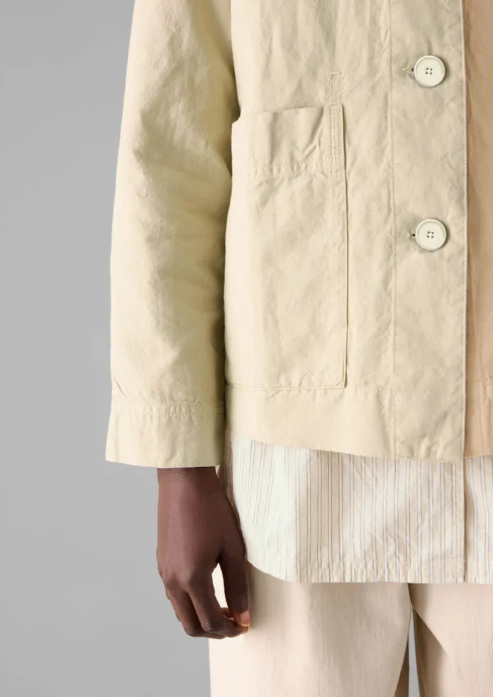 Garment Dyed Cotton Linen Jacket