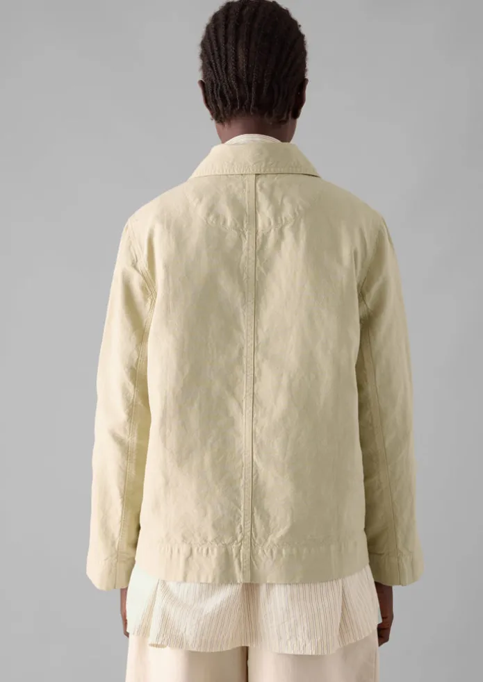 Garment Dyed Cotton Linen Jacket