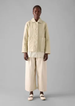 Garment Dyed Cotton Linen Jacket
