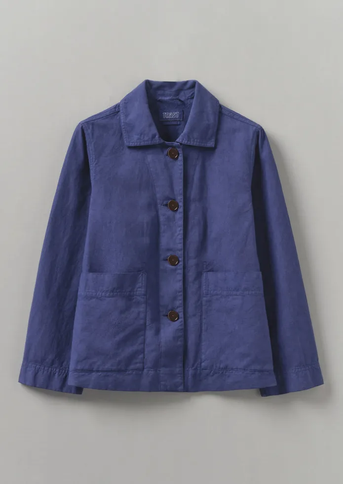 Garment Dyed Cotton Linen Jacket