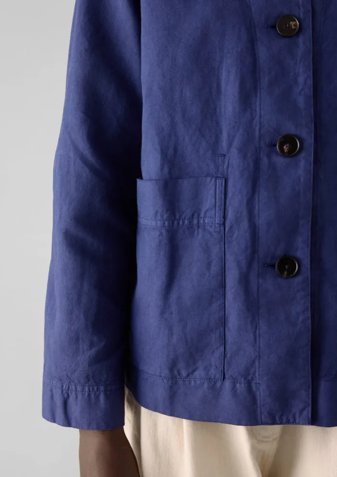 Garment Dyed Cotton Linen Jacket