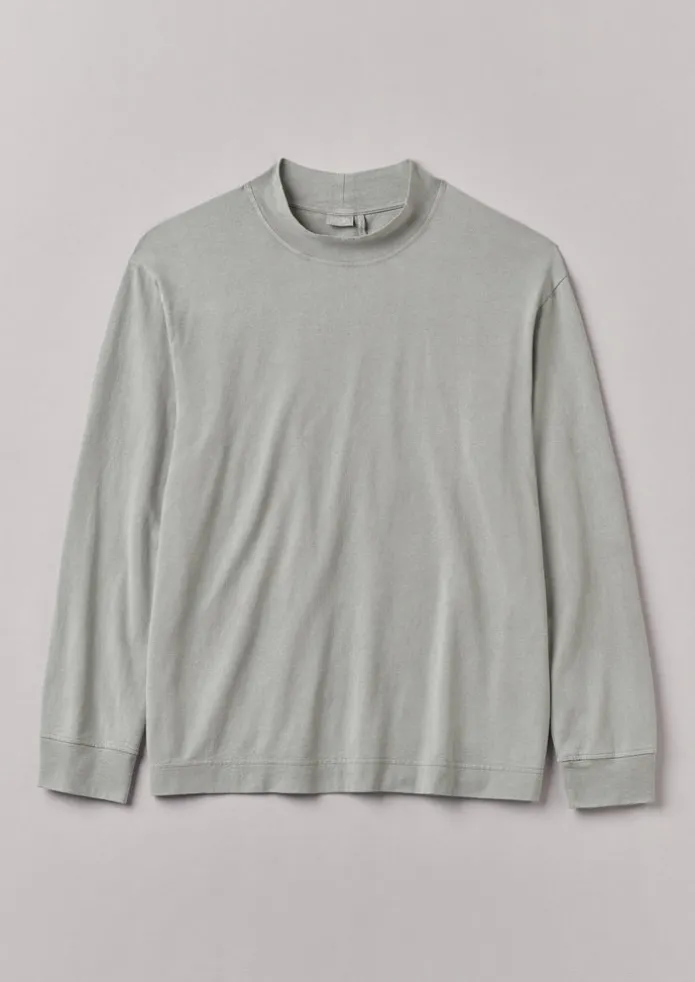 Garment Dyed Cotton Long Sleeve Tee
